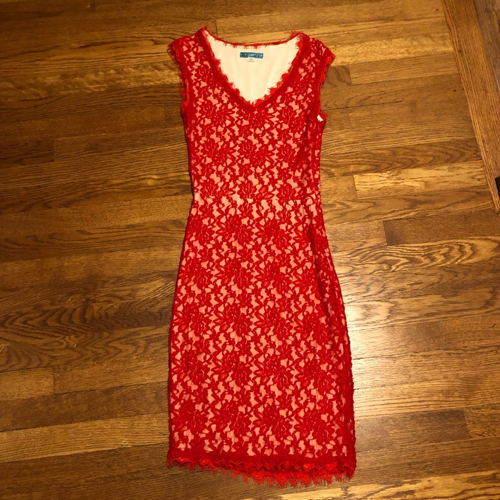 Pim + Larkin Lace Cocktail Dress Size XS